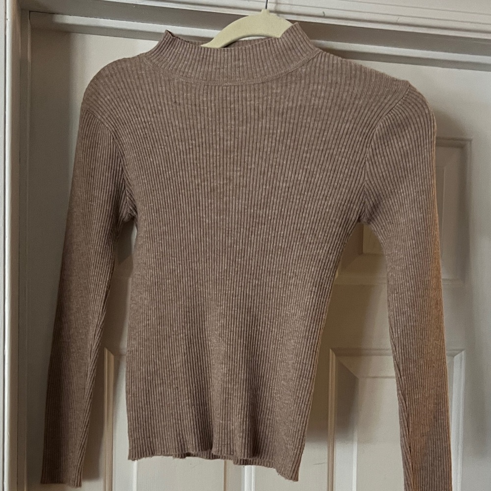 Ribbed Long Sleeve Sweater